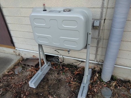石油給湯器取替工事