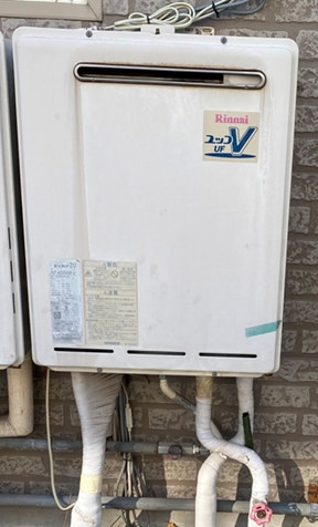 ガス給湯器・止水バルブ交換工事 施工前1