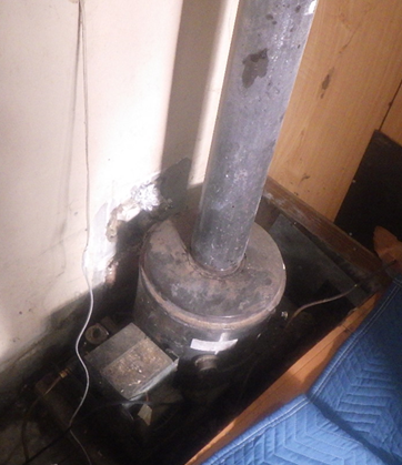 給湯器交換工事 施工前1